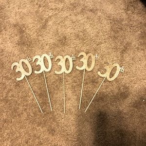 30th birthday centerpieces